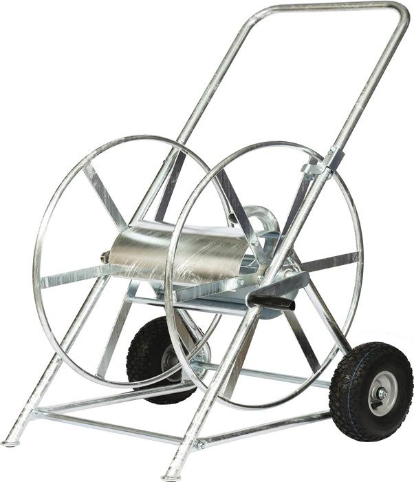 Dévidoir mobile pour tuyau Superprofi II raccord fileté 26,44 mm 3/4 po. Acier galvanisé à  chaud pièce ALBA_0