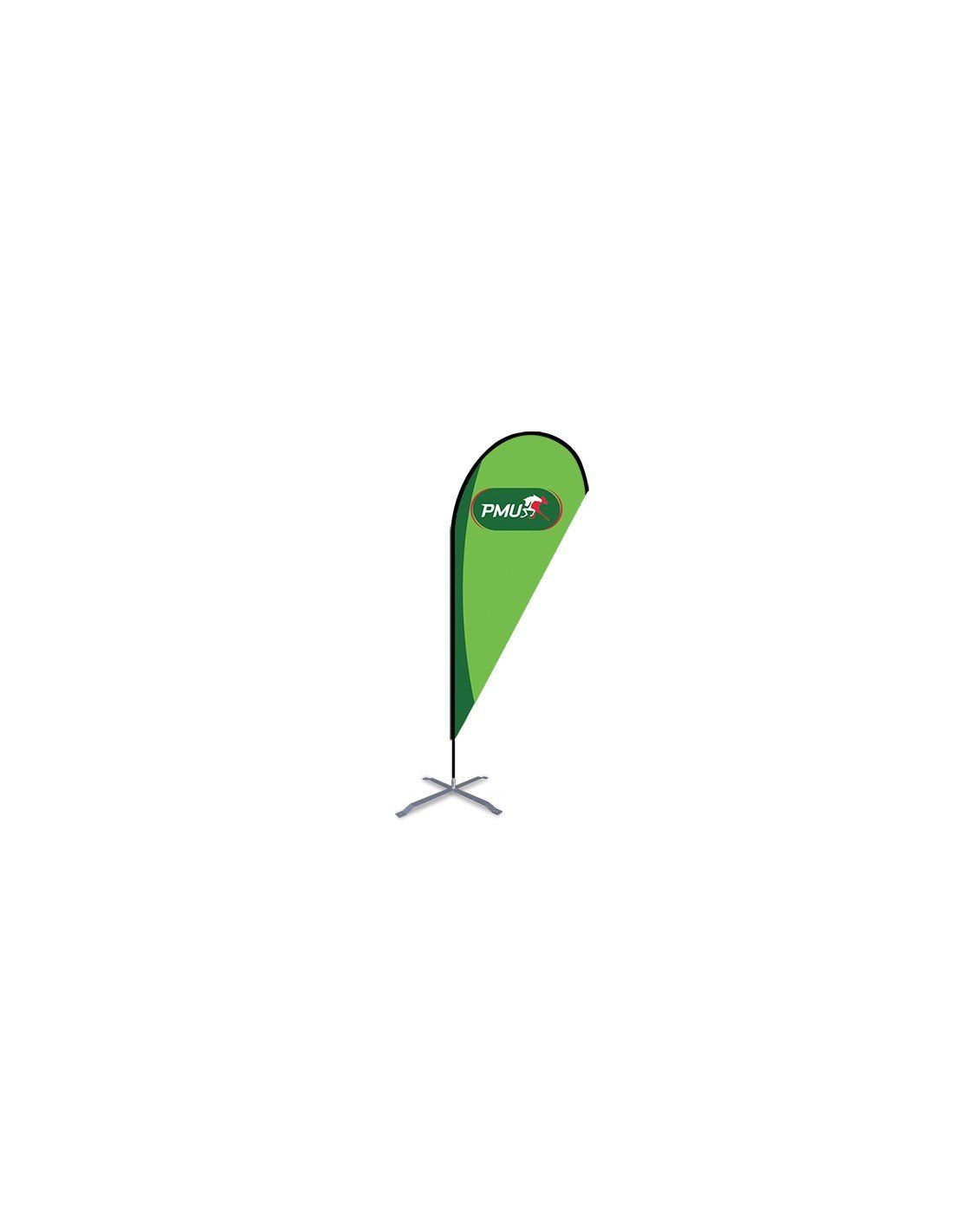 Drapeau papillon medium - idéal pour signalétique extérieure et événements publicitaires_0