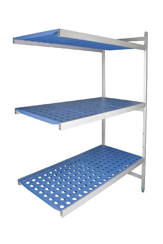 Extension 3 étagères GN 1/1 H 1750mm - Profondeur 560mm - Longueur 1229 mm - Marque Lacor_0