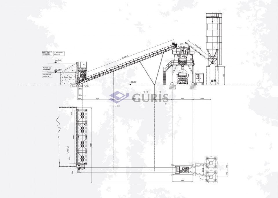 Gsp 60 st centrale à béton - guris - fixe - 60 m3/h_0