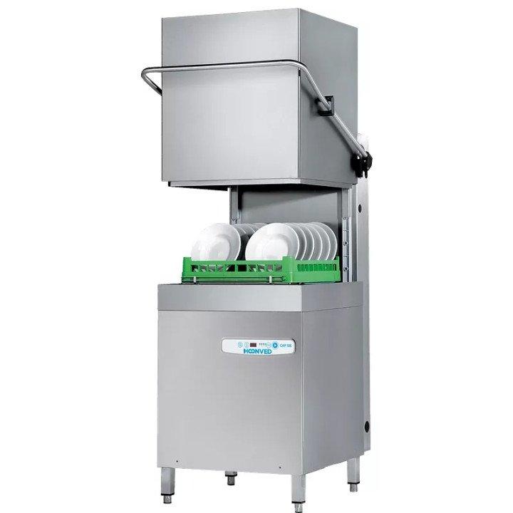Lave-vaisselle à capot Hoonved, 48 paniers/h, Inox AISI 304, 500x500, 400V - TRI_0