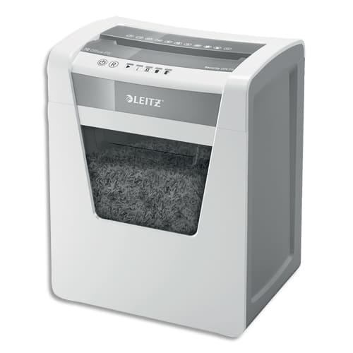 Leitz destructeur de documents iq office p-5, coupe micro, 2x15mm, 10 feuilles, 23 litres, 80020000_0