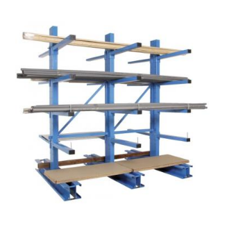 Rayonnages double face Cantilever - Manorga pour stockage semi-lourd - Hauteur 2500 mm - Charge jusqu'à 3850 kg_0