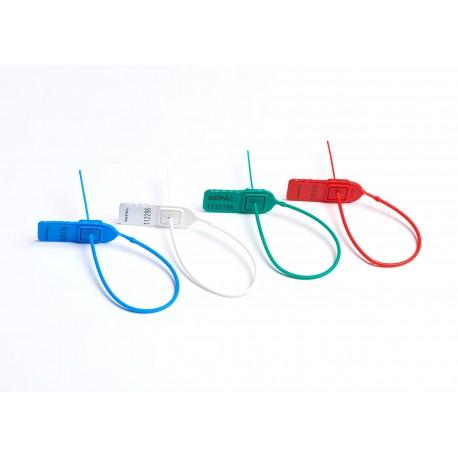 Scellé de securite plastique à serrage progressif numéroté/ pack de 100 pièces -Référence : 7945 CP_0