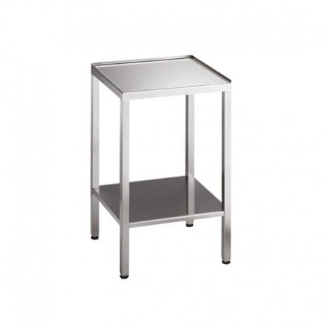 Support inox pour friteuse 2 cuves - 568x370x650 mm - TF2_0
