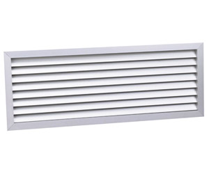 Grille extérieure rectangulaire PVC - S&P