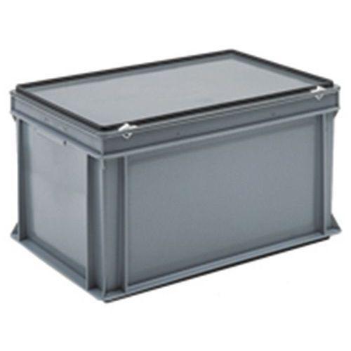 BACS À COUVERCLE RAKO GRIS - 600X400MM - 30 À 90 L