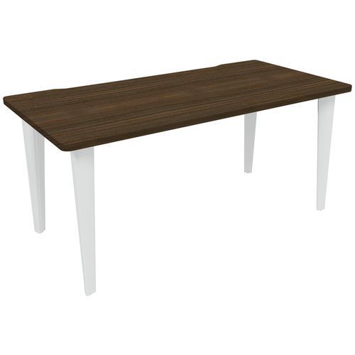 BUREAU EVIDENCE L.180 X P.80 CM NOYER PIED BLANC - VINCO