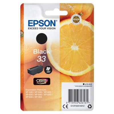 Cartouche d'encre Epson 33 noire pour imprimantes jet d'encre_0