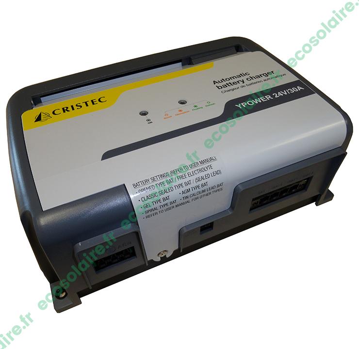Chargeur de batterie YPOWER 30A 24V - 3 sorties - Pour batteries 300Ah à 500Ah_0
