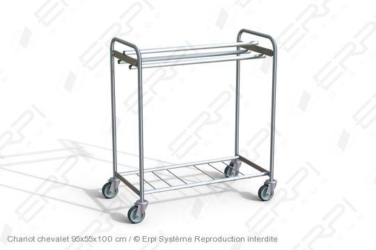 Chariot chevalet 95x55x100 cm - che5595100-02z_0