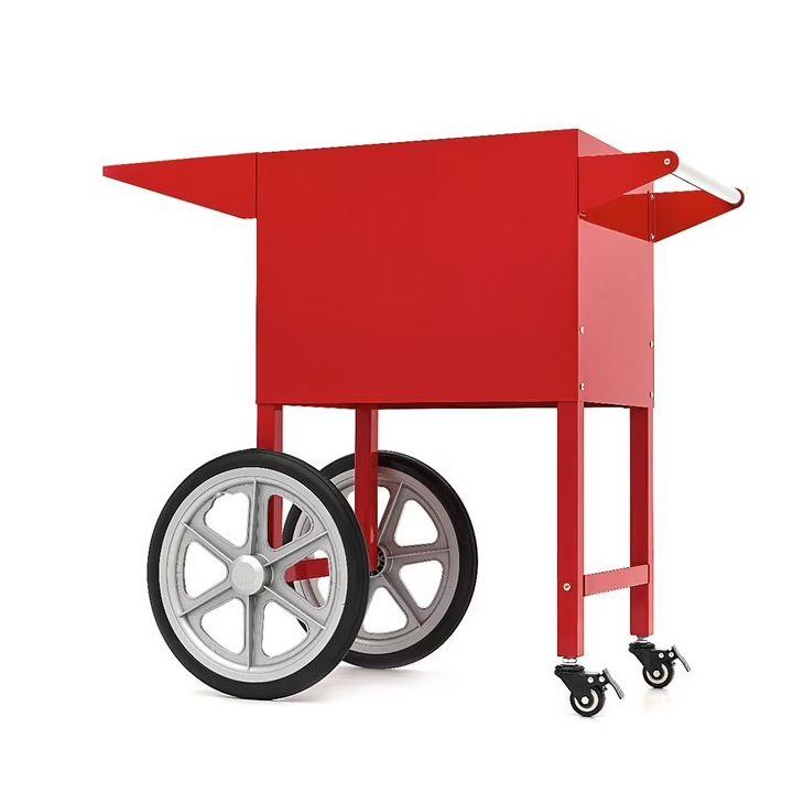 Chariot Maxima pour machine à pop-corn 150 g, structure acier - mobile et stable_0