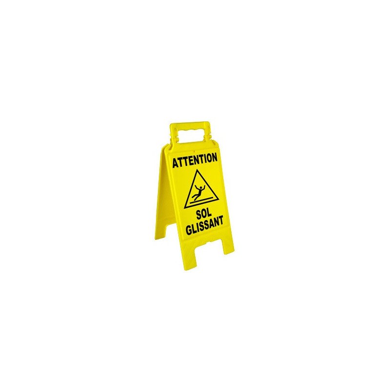 CHEVALET DE SIGNALISATION ''SOL GLISSANT'' 600X275MM - NOVAP - 4291000