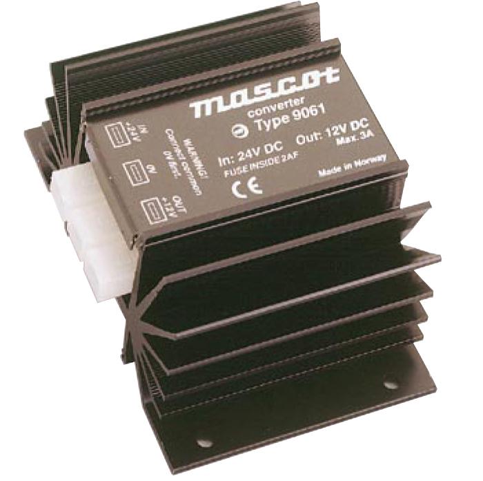 Convertisseur DC/DC linéaire 24V/12V - 27W 2A - Mascot 9061_0