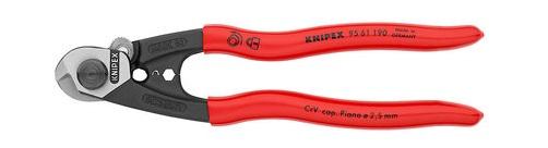 Coupe câbles en acier forgé 190mm - KNIPEX - 95 61 190 - 588516_0