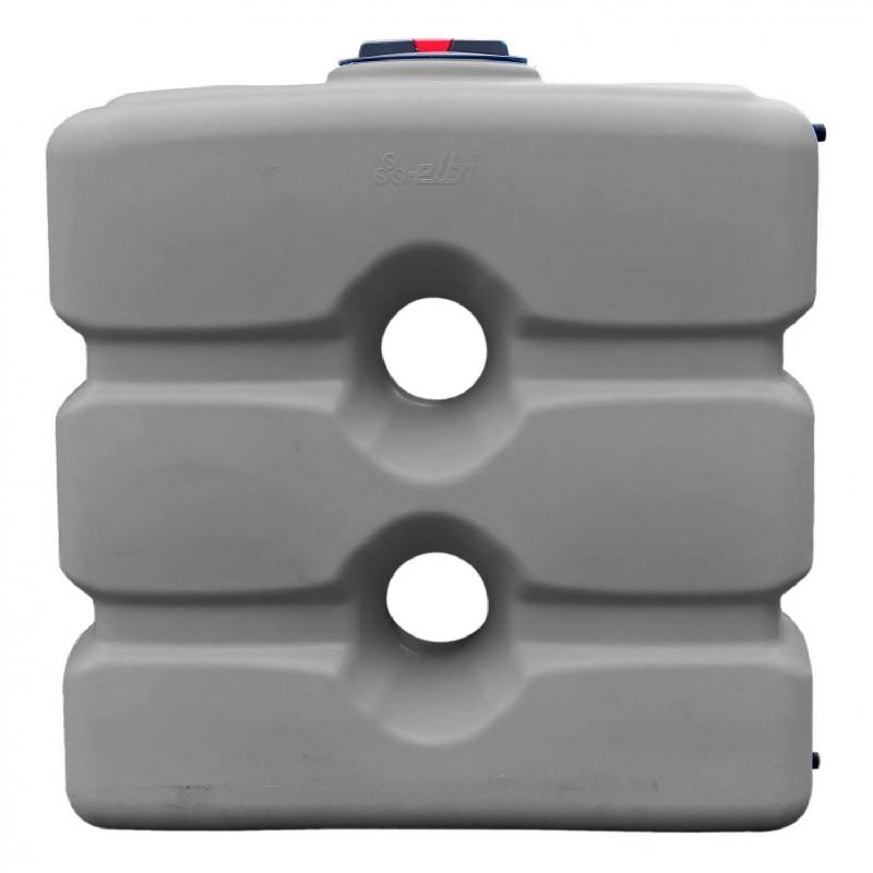 Cuve 800l Aérienne De Récupération D'eau - Réservoir Compact Gris - Elbi Cpn800_0