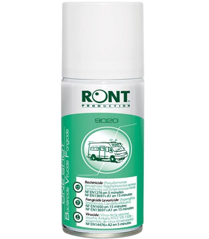 Désinfectant bactéricide auto-percutant one shot - Aérosol désodorisant 150ml pour hygiène et collectivités_0