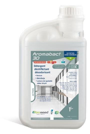 Désinfectant désodorisant Aromabact Plus - Pamplemousse - 1L doseur - B008 - Bactéricide et fongicide_0
