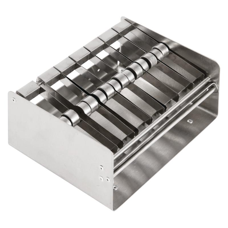 DISTRIBUTEUR EN ACIER INOXYDABLE POUR 7 ROULEAUX