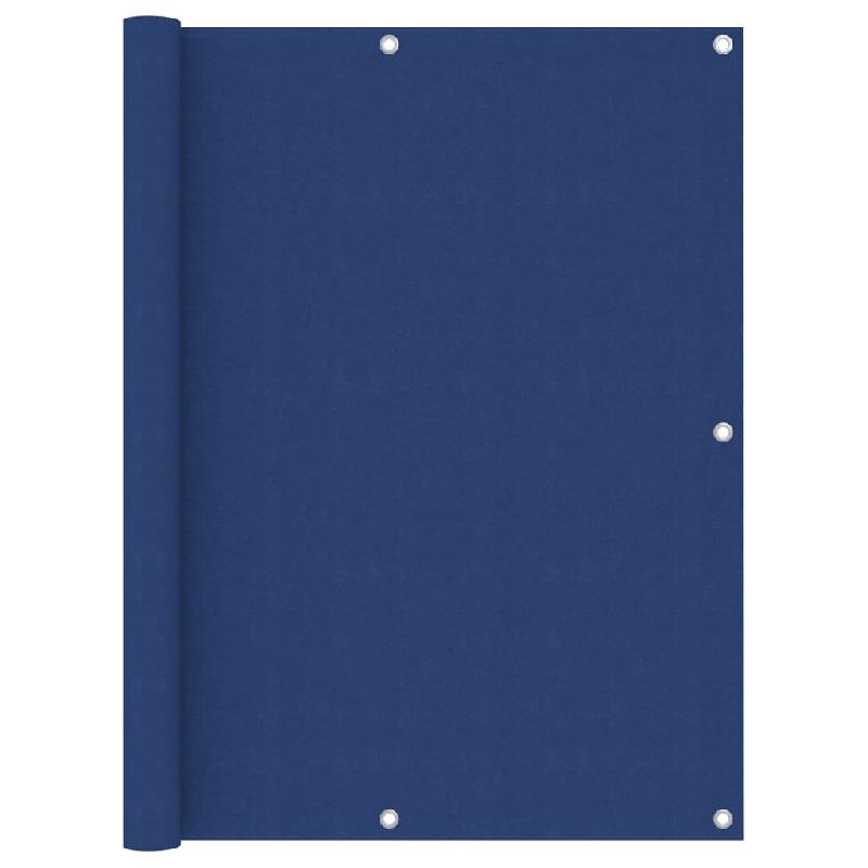 Écran de balcon brise-vue - Protection confidentialité - 120 x 400 cm - Tissu Oxford bleu - Imperméable et résistant au vent_0
