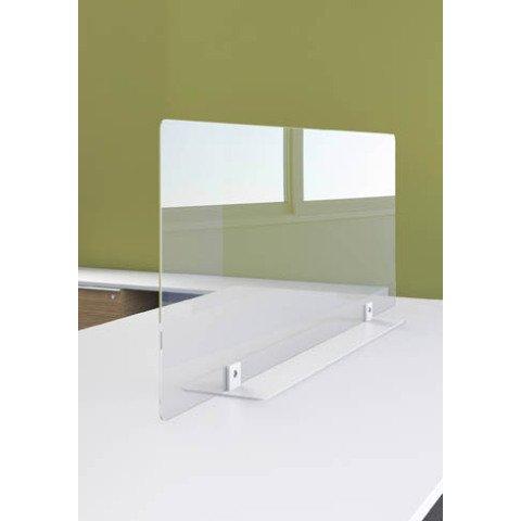 ÉCRAN DE SÉPARATION B-ZEN EN VERRE TREMPÉ L 160 X H 60 CM - AVEC SOCLE