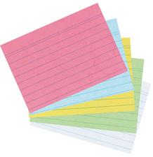 FICHES BRISTOL, A7, LIGNÉ, ASSORTI - LOT DE 6