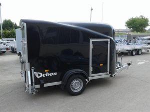 Fourgon Debon Cargo II noir - 300x155x170 cm - 1300 kg avec porte latérale_0
