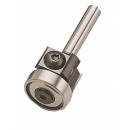 FRAISE À AFFLEURER À PLAQUETTES - DIAMÈTRE 19 MM -  HAUTEUR 12 MM - QUEUE DE 8 MM AVEC ROULEMENT