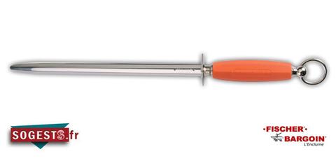 FUSIL DE BOUCHER OVALE LISSE 30 CM ORANGE