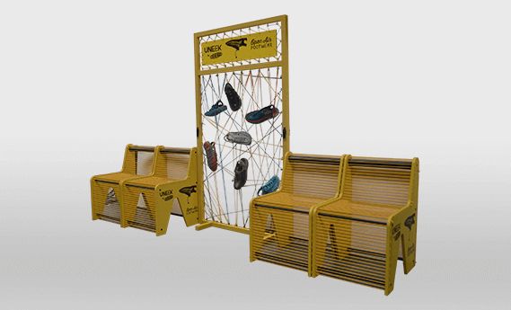 Keen - Meuble présentoir en bois - Pos Factory - Présentoirs au sol sur mesure_0