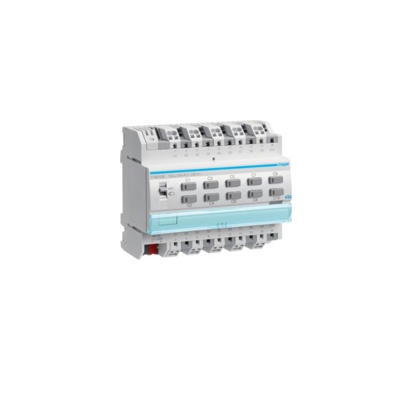 MODULE 10 SORTIES 10A / 230V~ - TEBIS HAGER TYA610B