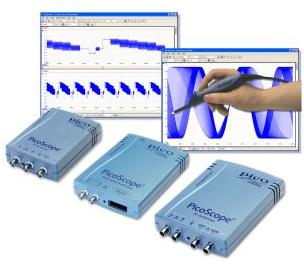 Module oscilloscope USB série 2200 PicoScope - 2 voies, jusqu'à 200 MHz, 10 Géch/s, résolution 8-12 bits_0