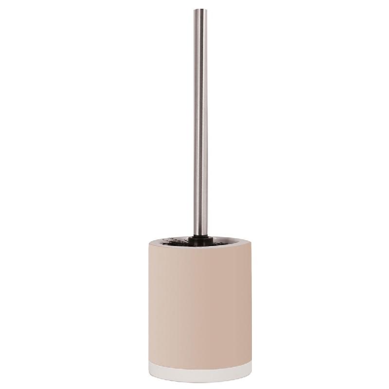 MSV - Collection Cagliari, porte-brosse WC avec brosse en céramique, beige - beige céramique MS3027_0