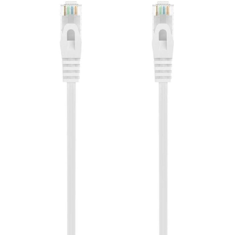 Network Cable RJ45 AWG24 UTP Network Cable Aisens A145-0591 Cat.6A/ LSZH/ 25cm/ White - 8436574707038_0