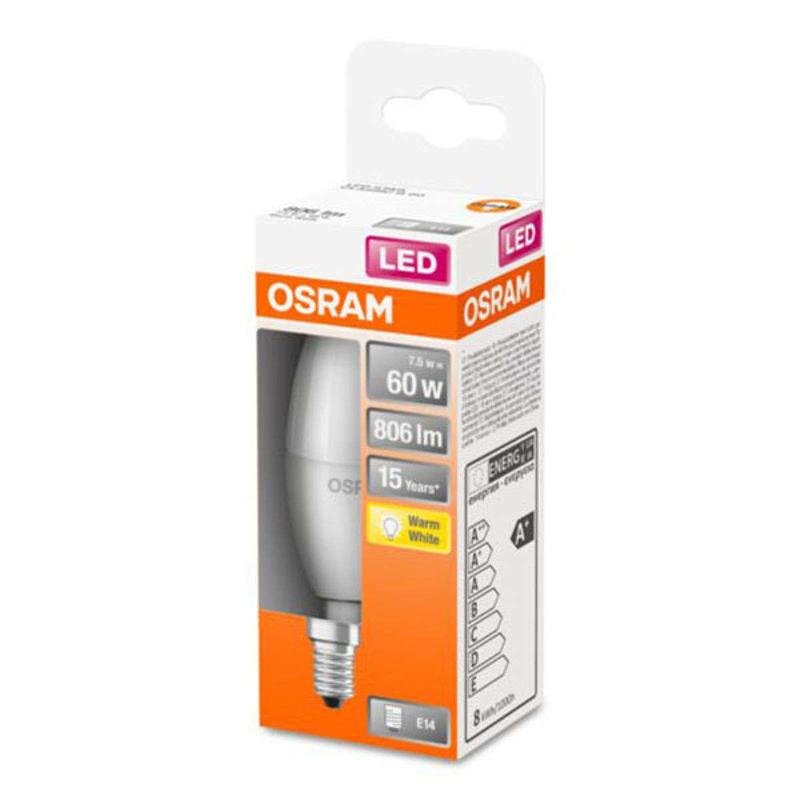 OSRAM CLASSIC B AMPOULE LED E14 7 W 2 700 K MATE