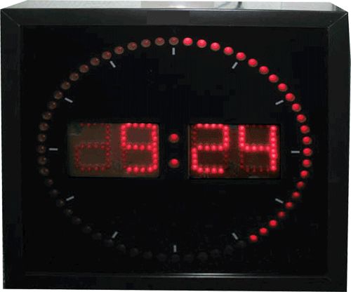 HORLOGE À LED ROUGE