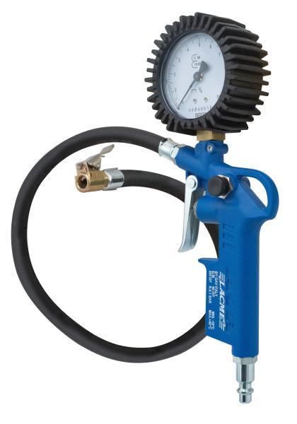 Pistolet de gonflage pneumatique universel - homologué CE - manomètre Ø63 mm 0-10 bar - 330607_0