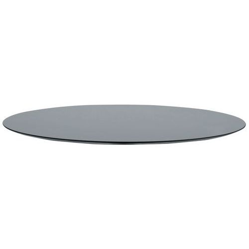 PLATEAUX TABLE Ø80 CM STRATIFIÉ ÉPAISSEUR 12 MM - GRIS CLAIR - S-CAB