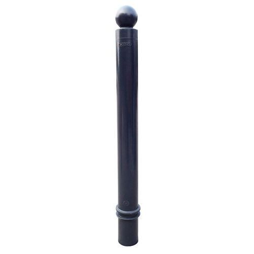 POTEAU MÉMOIRE DE FORME Ø80MM TÊTE BOULE 930MM NOIR - VISO