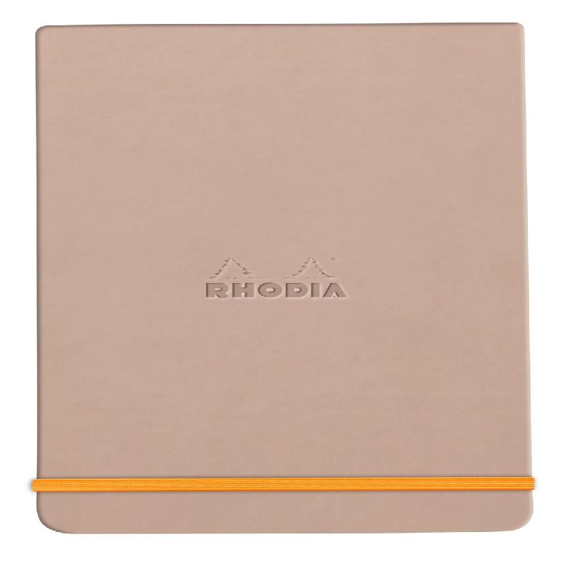 RHODIA 194383C - Carnet Rigide Webnotepad Touche de Rose - A5 14,8 x 21 cm - Ligné - 192 p Détachables - Papier Clairefontaine Ivoire 90 g/m²- Marq_0