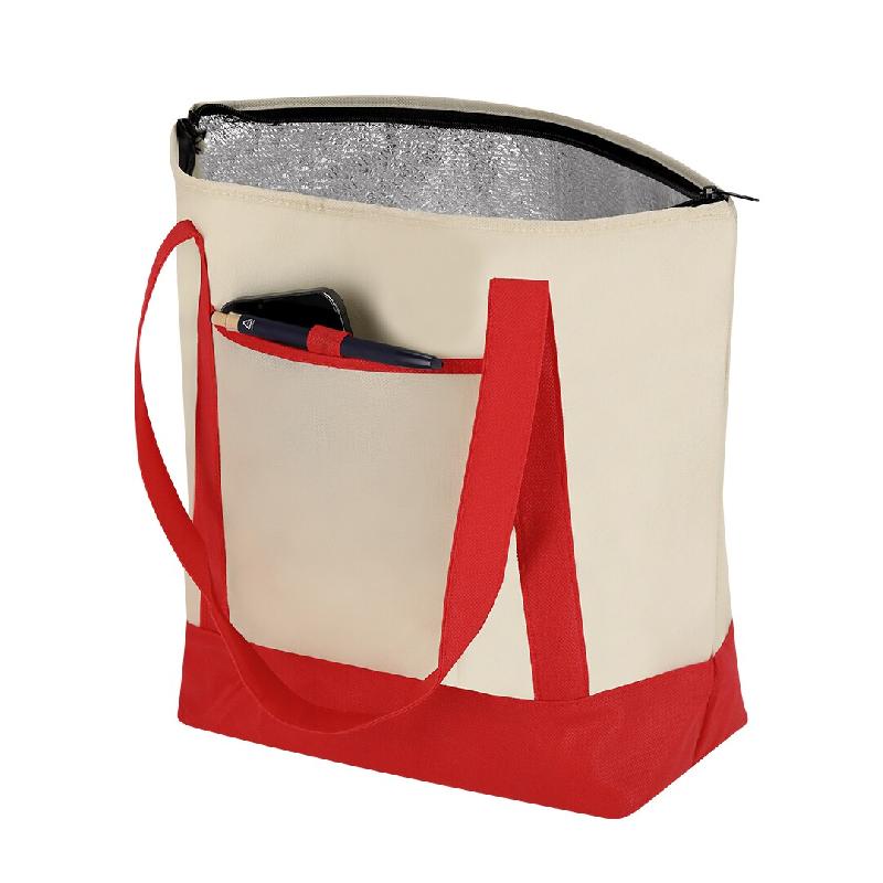Sac Réfrigérant Rouge jusqu'à 5 Kg avec Poche - 8435408324021_0