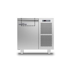 Saladette Positive 1 porte GN 1/1 Groupe Logé sans Plan de Travail - Coldline - inox 0645760245195_0