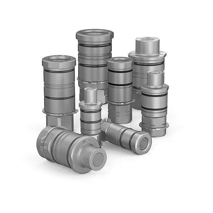 Séries ADX - Coupleur CEJN en acier (Zinc-Nickel) - Auto-dock hydraulique à faces planes_0