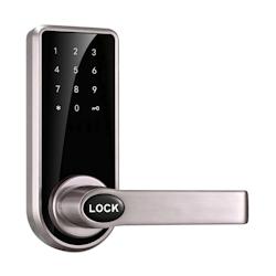 Serrure Connectée Zinc Alloy: Code, Clé, Carte Sensorielle, Anti-Peeping, Capacité 200 Cartes YONIS - argenté 3615616791197_0