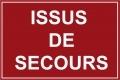 Signalétique - Panneau rigide issu de secours - Adibond 3mm - 300x200mm - Usage intérieur/extérieur_0