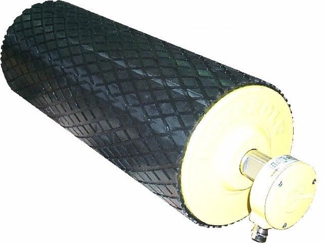 Tambours moteurs Rulmeca - diamètre 220 mm - pour convoyeurs à bande - types 220M et 220H pour charges moyennes et hautes_0