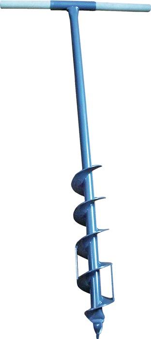 Tarière 90 mm - 440 mm avec poignée en bois dur et pointe de centrage_0