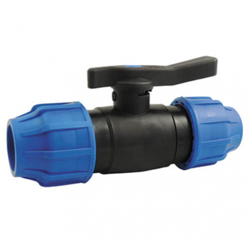 VANNES À COMPRESSION EN PP POUR TUBE PE - DIAMÈTRE 25MM CODITAL