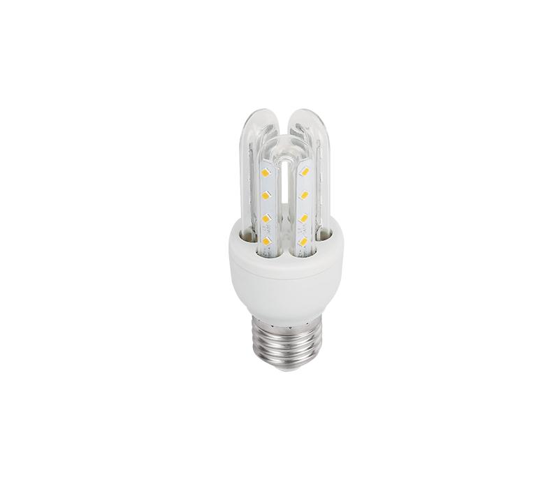 Ampoule LED 3U E27 - 7W, 560 lm, 220V, 3000K - Lumière chaude, durée de vie 20 000 heures_0