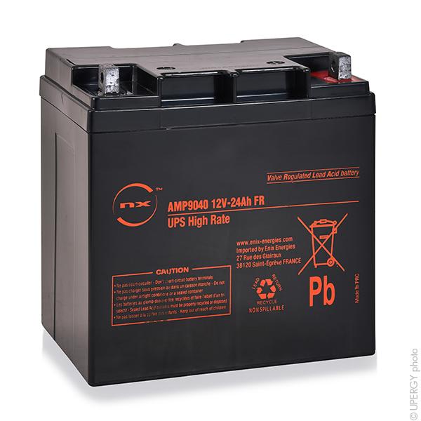 BATTERIE ONDULEUR (UPS) NX 24-12 UPS HIGH RATE FR 12V 24AH M6-M_0